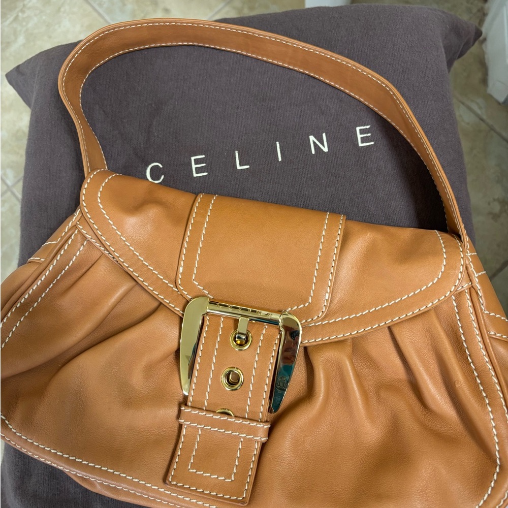 Celine Tan Leather Women's Bag